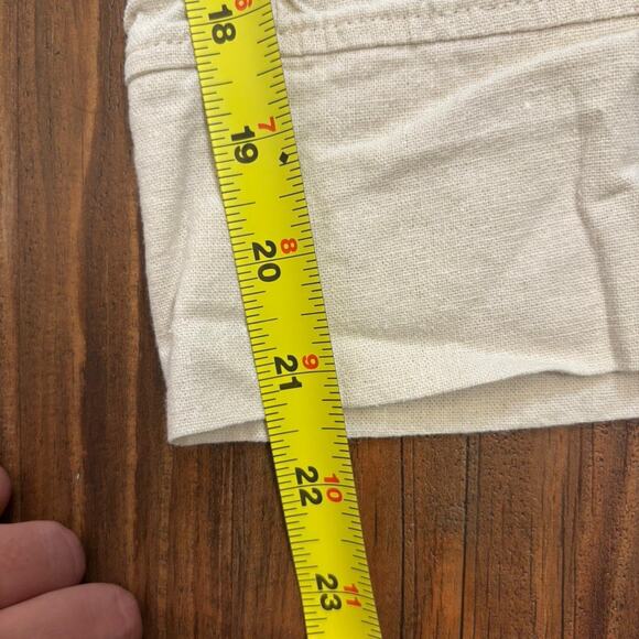 Joie Women’s 100% Linen Pants Size XL Oatmeal Cream Wide Leg Cropped Pull On - Picture 5 of 7